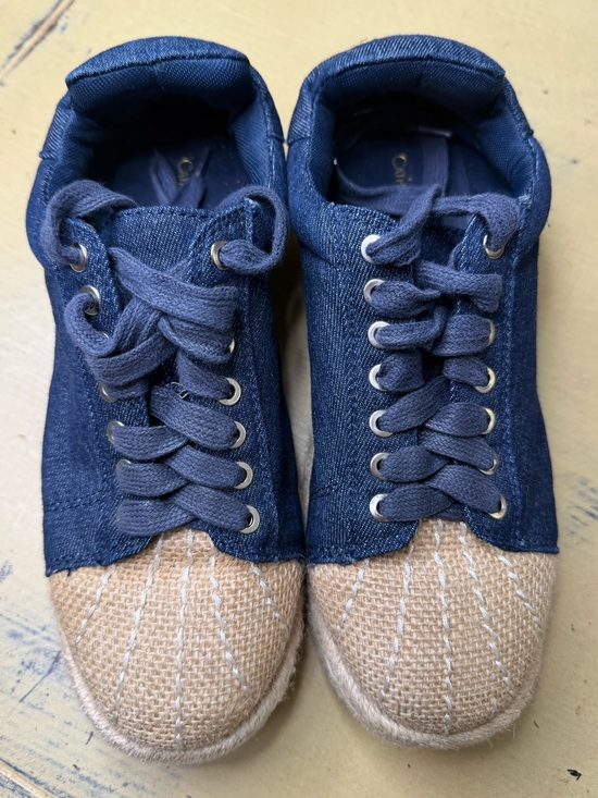 Catherine Malandrino Shoes - Catherine Malandrino Denim Low-Top Sneakers in Navy